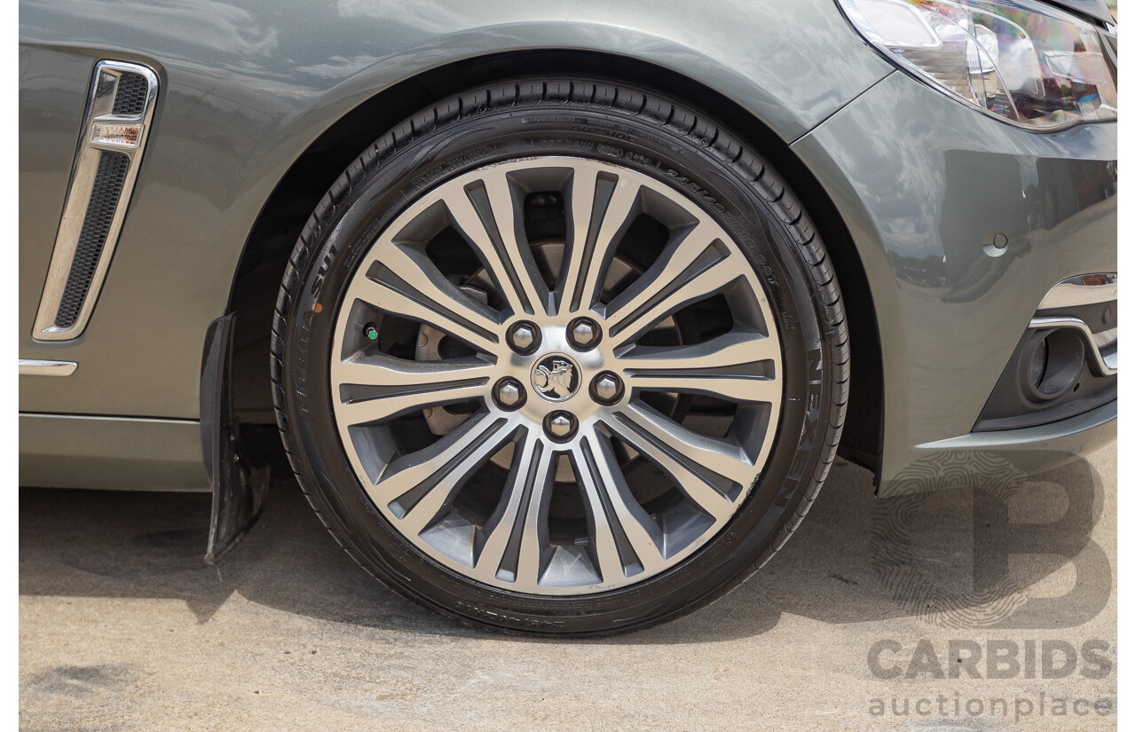 11/2013 Holden VF Calais V 4d Sedan Prussian Steel Metallic V6 3.6L