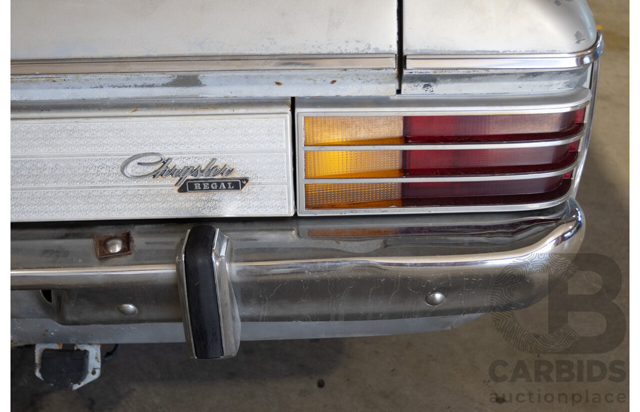 4/1978 Chrysler CL Regal LeBaron 4d Sedan Silver 4.3L