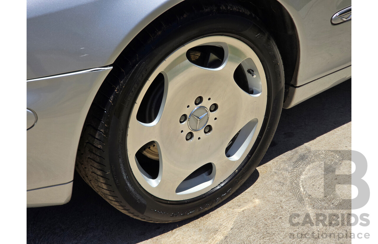 8/2005 Mercedes Benz S600L W220 MY05 4d Sedan Brilliant Silver Metallic Twin Turbo V12 5.5L