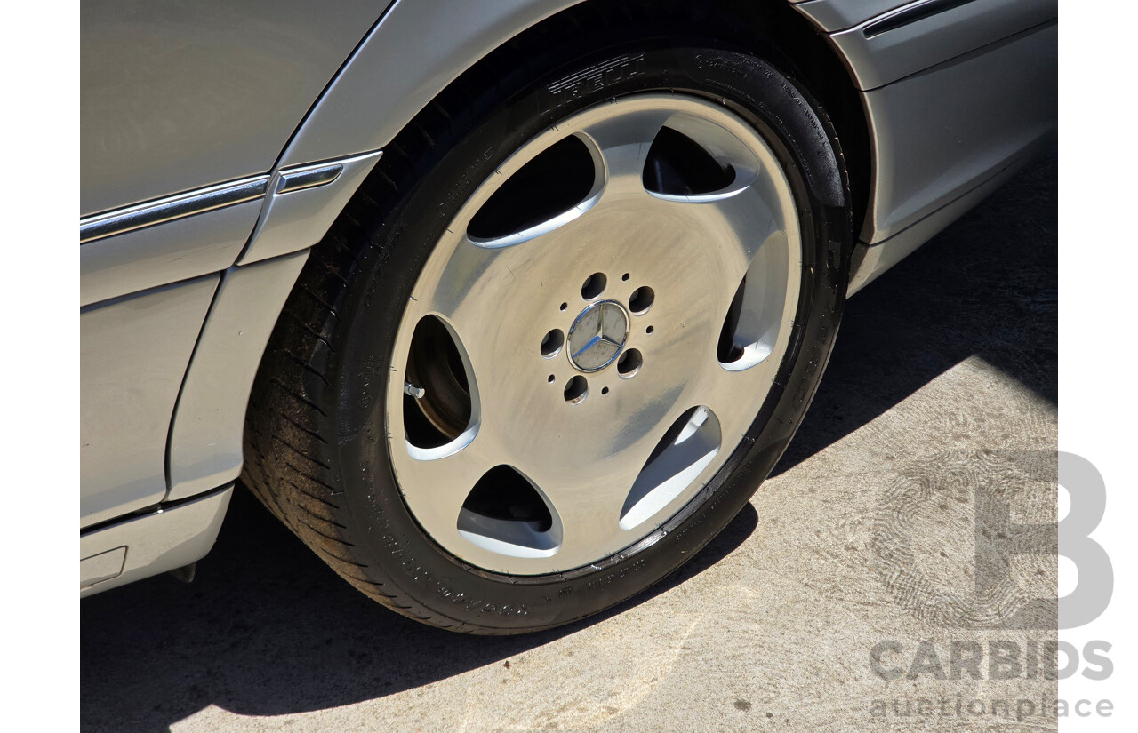 8/2005 Mercedes Benz S600L W220 MY05 4d Sedan Brilliant Silver Metallic Twin Turbo V12 5.5L