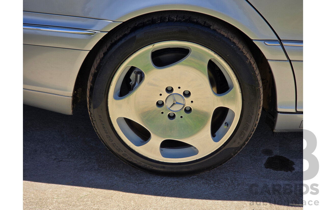 8/2005 Mercedes Benz S600L W220 MY05 4d Sedan Brilliant Silver Metallic Twin Turbo V12 5.5L