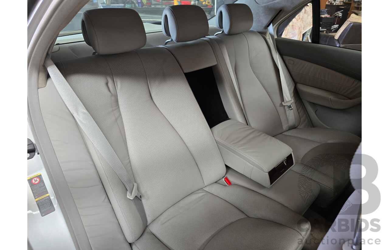 8/2005 Mercedes Benz S600L W220 MY05 4d Sedan Brilliant Silver Metallic Twin Turbo V12 5.5L