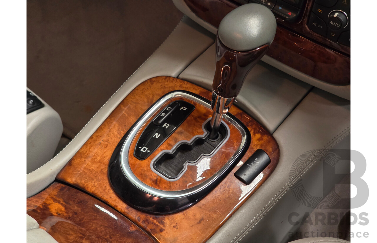 8/2005 Mercedes Benz S600L W220 MY05 4d Sedan Brilliant Silver Metallic Twin Turbo V12 5.5L