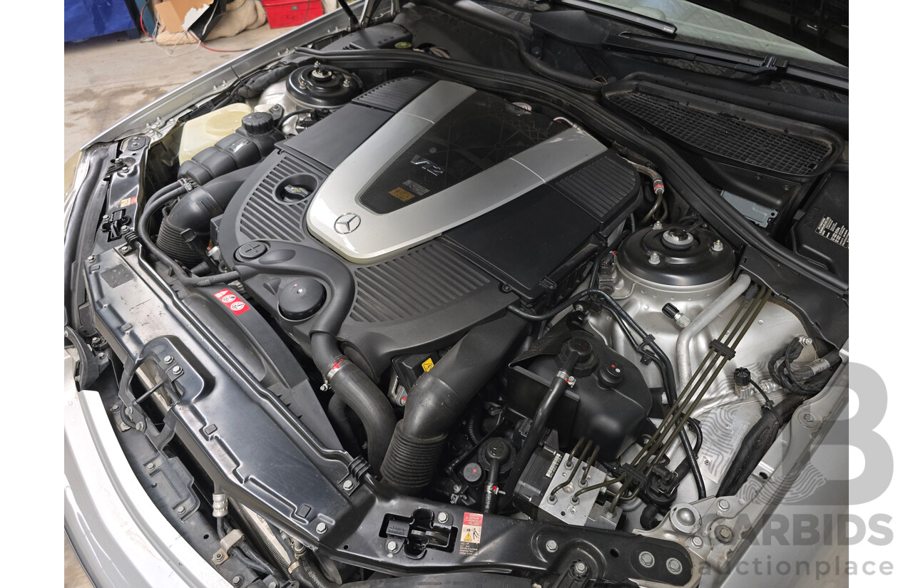 8/2005 Mercedes Benz S600L W220 MY05 4d Sedan Brilliant Silver Metallic Twin Turbo V12 5.5L