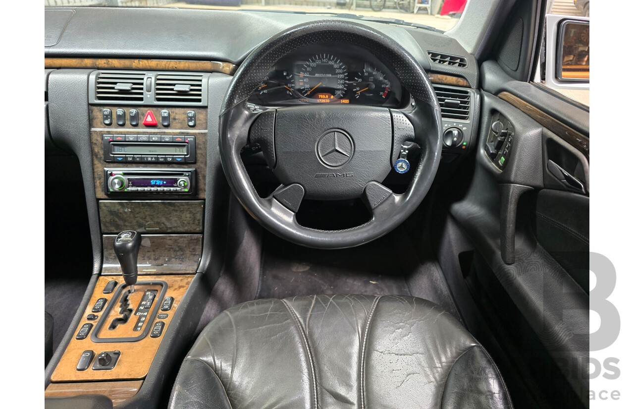 10/1998 Mercedes Benz E55 AMG W210 4d Sedan Brilliant Silver Metallic V8 5.4L