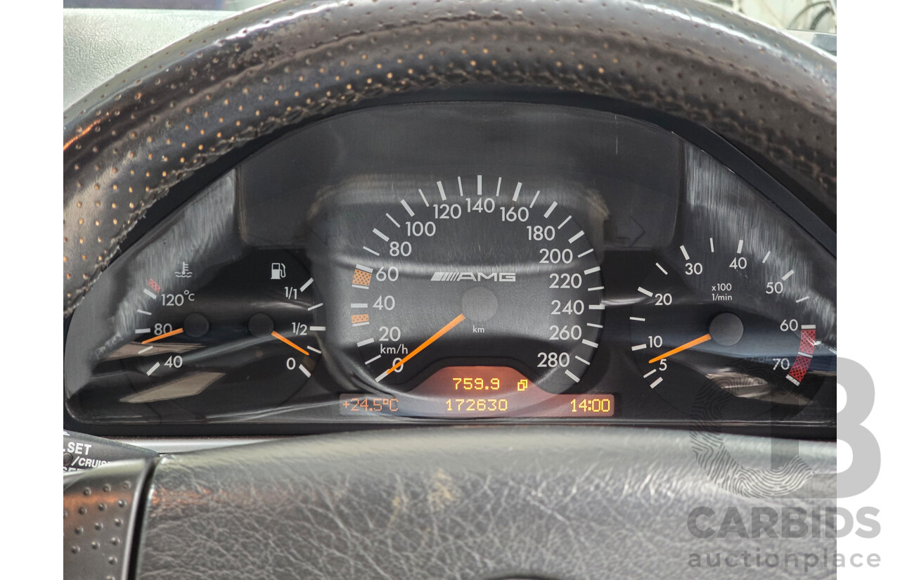 10/1998 Mercedes Benz E55 AMG W210 4d Sedan Brilliant Silver Metallic V8 5.4L