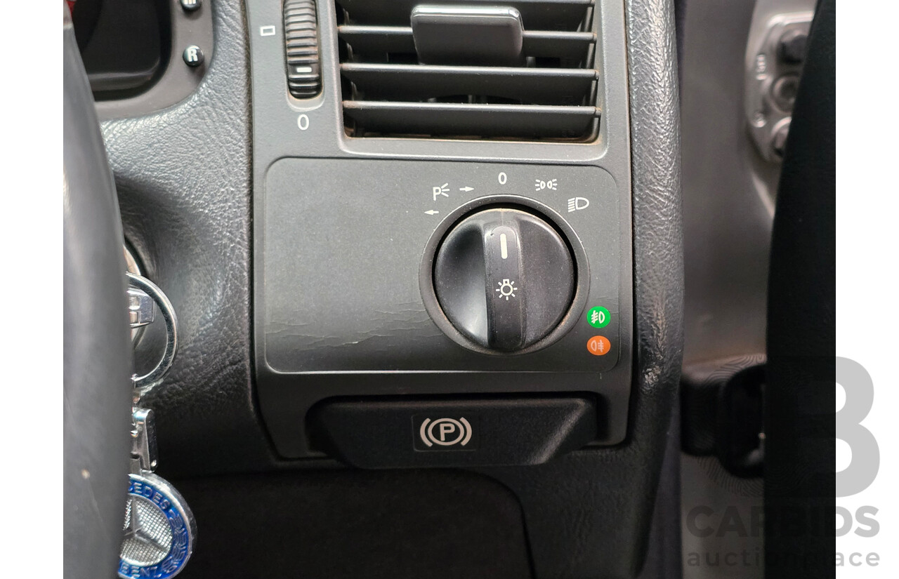 10/1998 Mercedes Benz E55 AMG W210 4d Sedan Brilliant Silver Metallic V8 5.4L