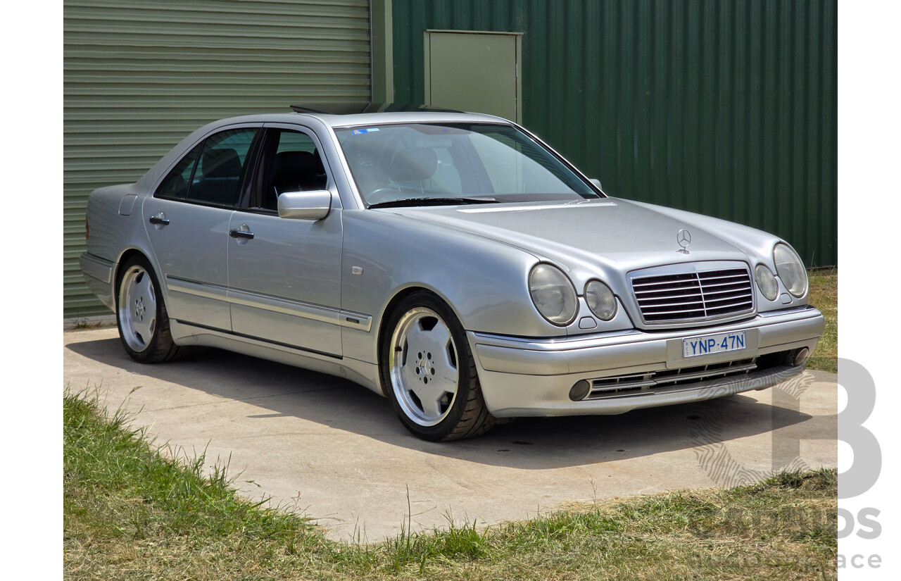 10/1998 Mercedes Benz E55 AMG W210 4d Sedan Brilliant Silver Metallic V8 5.4L