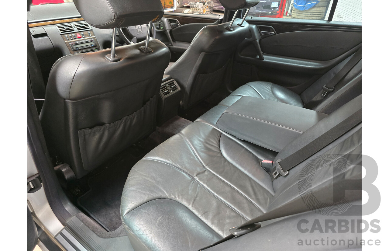 10/1998 Mercedes Benz E55 AMG W210 4d Sedan Brilliant Silver Metallic V8 5.4L