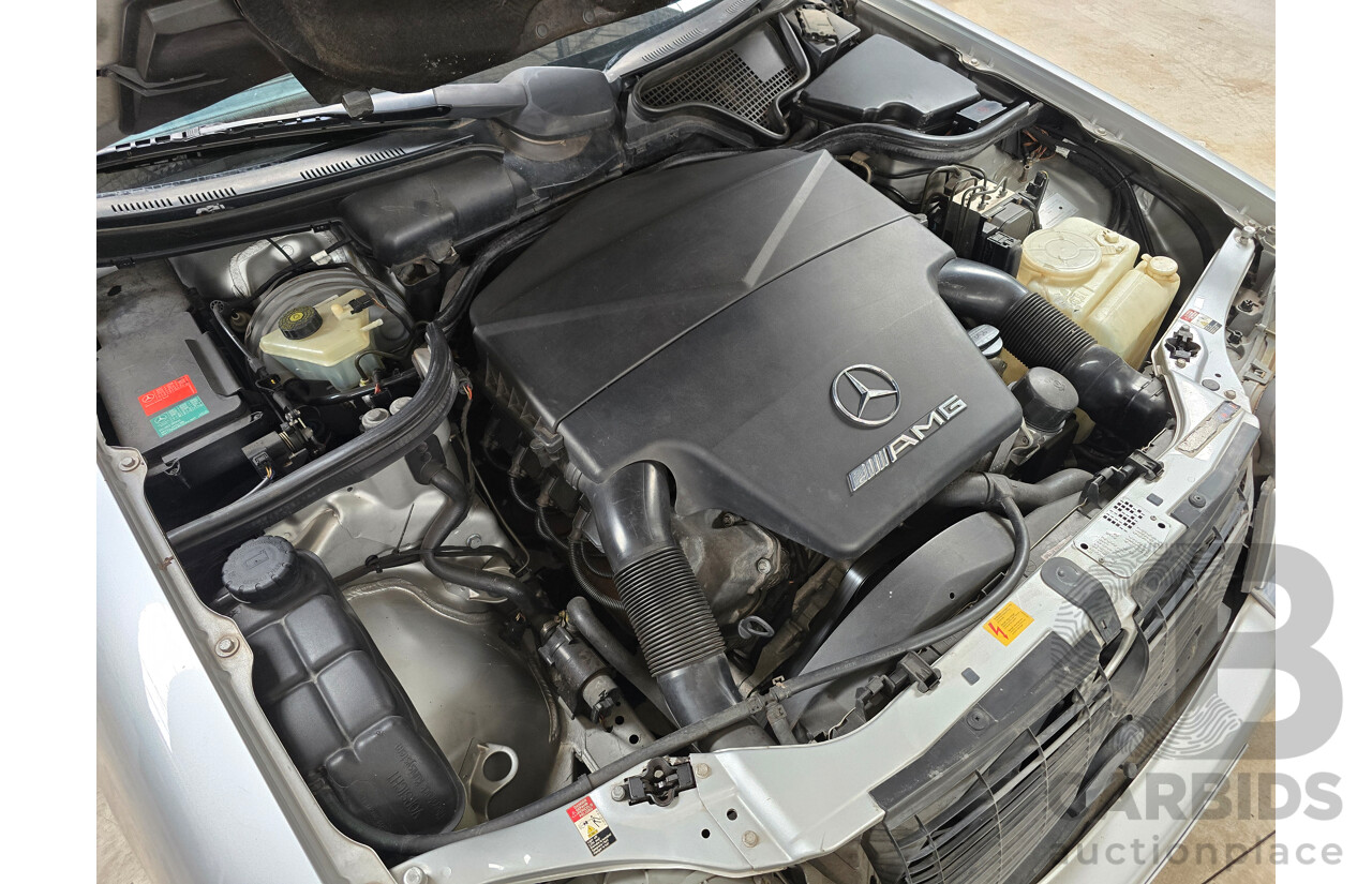 10/1998 Mercedes Benz E55 AMG W210 4d Sedan Brilliant Silver Metallic V8 5.4L