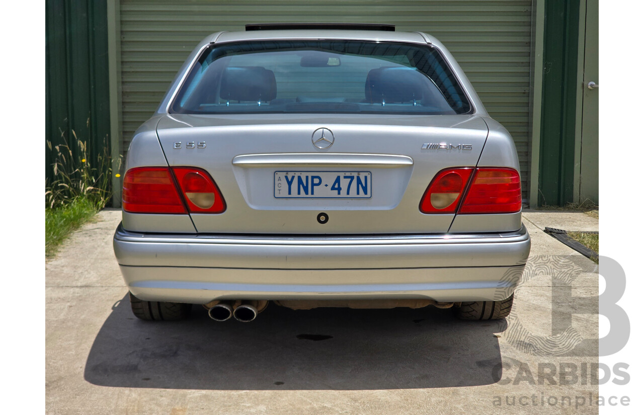 10/1998 Mercedes Benz E55 AMG W210 4d Sedan Brilliant Silver Metallic V8 5.4L