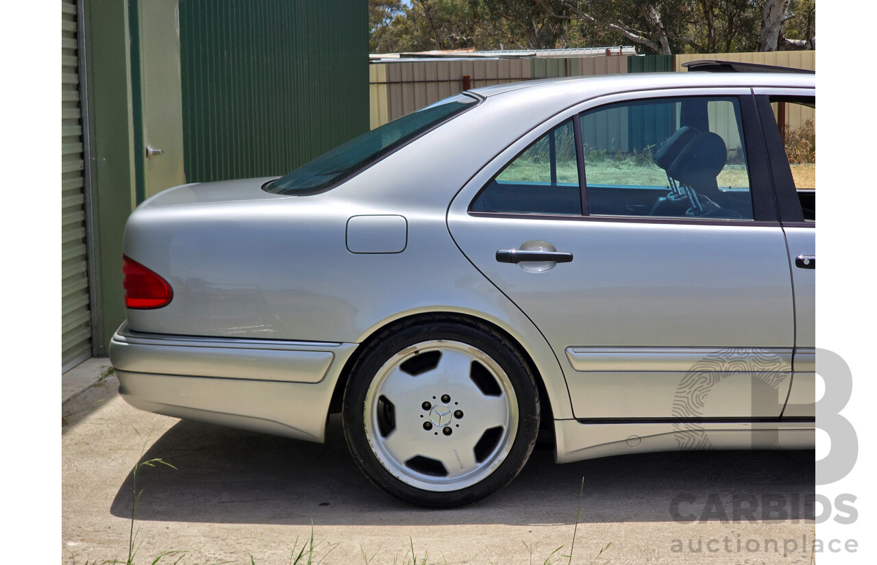 10/1998 Mercedes Benz E55 AMG W210 4d Sedan Brilliant Silver Metallic V8 5.4L
