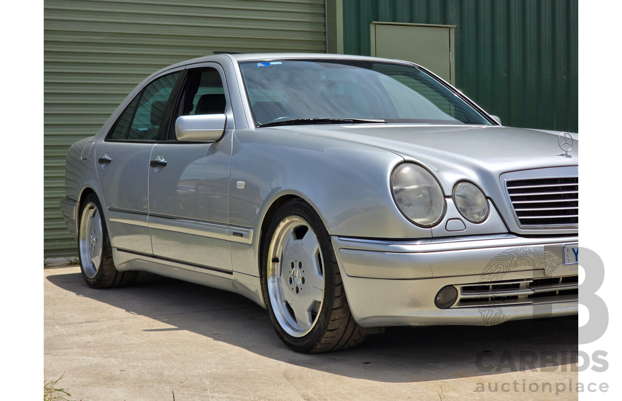 10/1998 Mercedes Benz E55 AMG W210 4d Sedan Brilliant Silver Metallic V8 5.4L