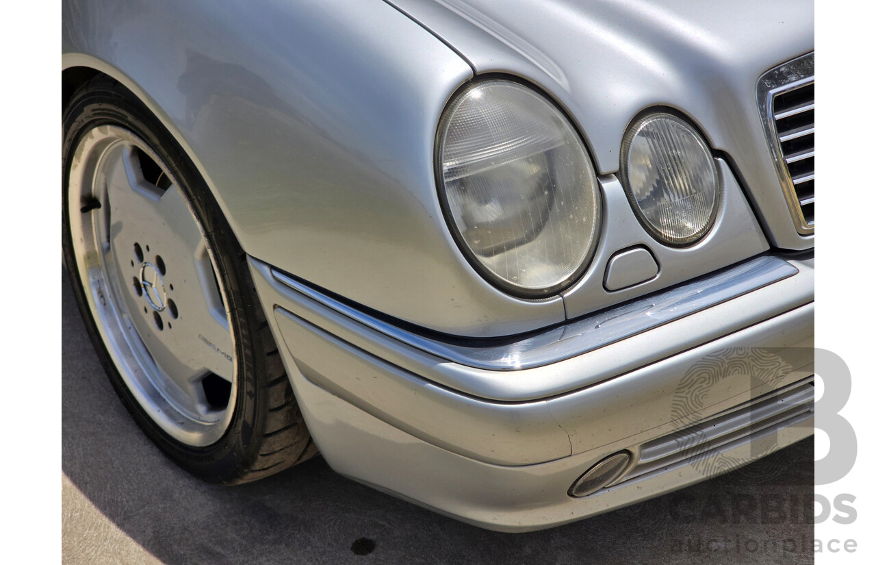 10/1998 Mercedes Benz E55 AMG W210 4d Sedan Brilliant Silver Metallic V8 5.4L