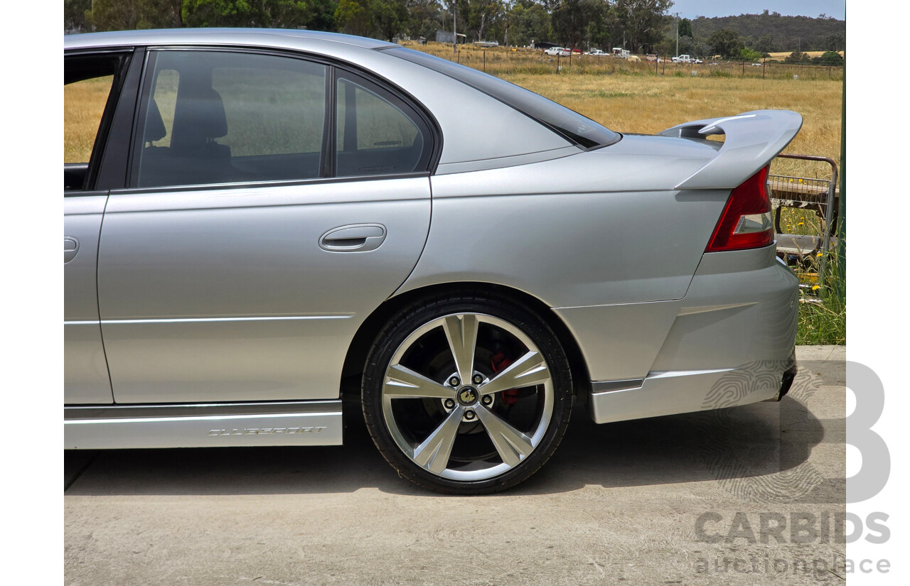 11/2003 Holden Special Vehicles (HSV) Clubsport VY Series 2 Build No.478 4d Sedan Quicksilver Metallic V8 5.7L - Supercharged