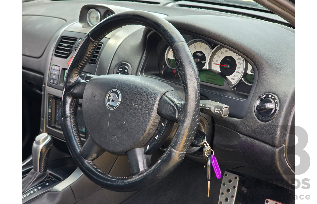 11/2003 Holden Special Vehicles (HSV) Clubsport VY Series 2 Build No.478 4d Sedan Quicksilver Metallic V8 5.7L - Supercharged