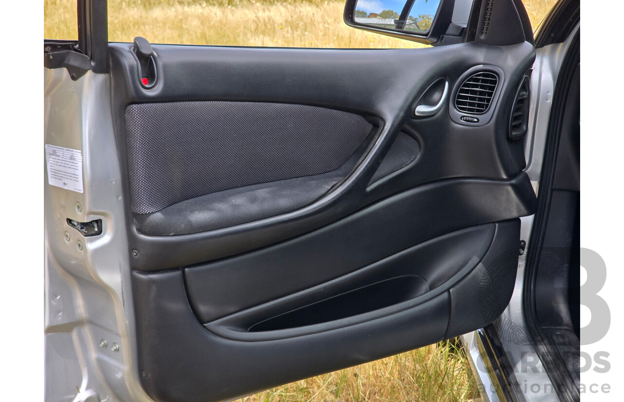 11/2003 Holden Special Vehicles (HSV) Clubsport VY Series 2 Build No.478 4d Sedan Quicksilver Metallic V8 5.7L - Supercharged