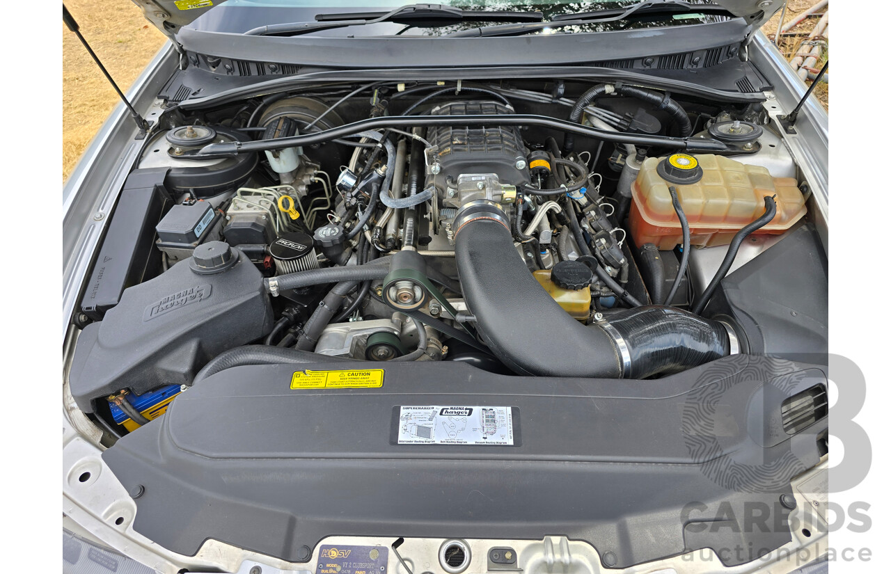 11/2003 Holden Special Vehicles (HSV) Clubsport VY Series 2 Build No.478 4d Sedan Quicksilver Metallic V8 5.7L - Supercharged
