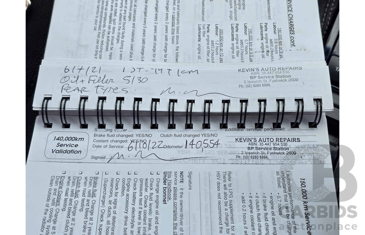 11/2003 Holden Special Vehicles (HSV) Clubsport VY Series 2 Build No.478 4d Sedan Quicksilver Metallic V8 5.7L - Supercharged