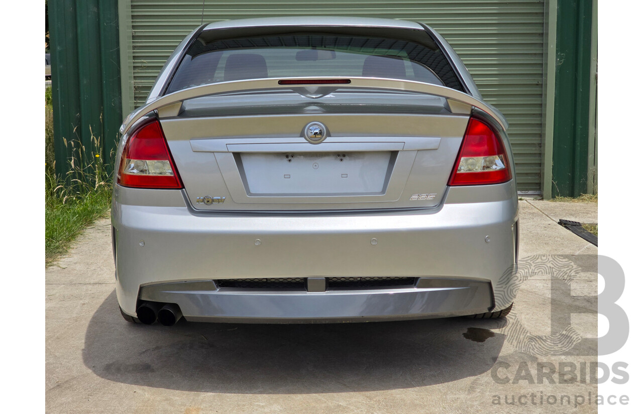 11/2003 Holden Special Vehicles (HSV) Clubsport VY Series 2 Build No.478 4d Sedan Quicksilver Metallic V8 5.7L - Supercharged