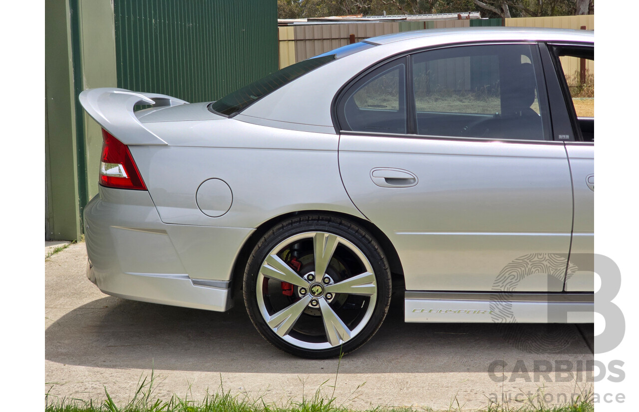 11/2003 Holden Special Vehicles (HSV) Clubsport VY Series 2 Build No.478 4d Sedan Quicksilver Metallic V8 5.7L - Supercharged