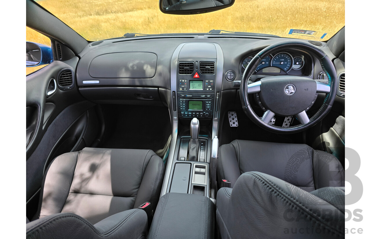 9/2003 Holden Monaro CV8 V2 Series III 2d Coupe Barbados Metallic Blue V8 5.7L