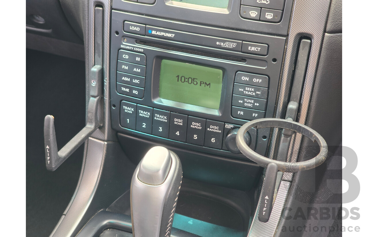 9/2003 Holden Monaro CV8 V2 Series III 2d Coupe Barbados Metallic Blue V8 5.7L