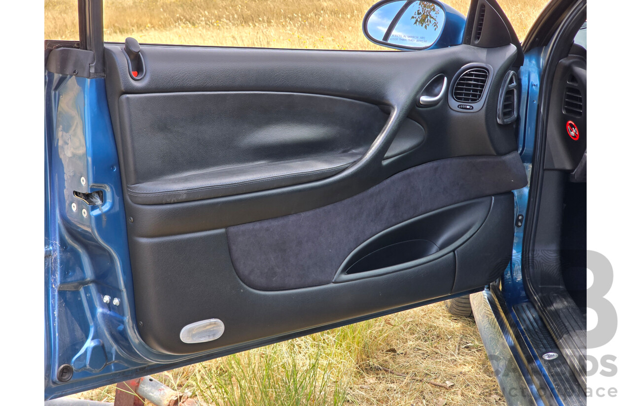 9/2003 Holden Monaro CV8 V2 Series III 2d Coupe Barbados Metallic Blue V8 5.7L