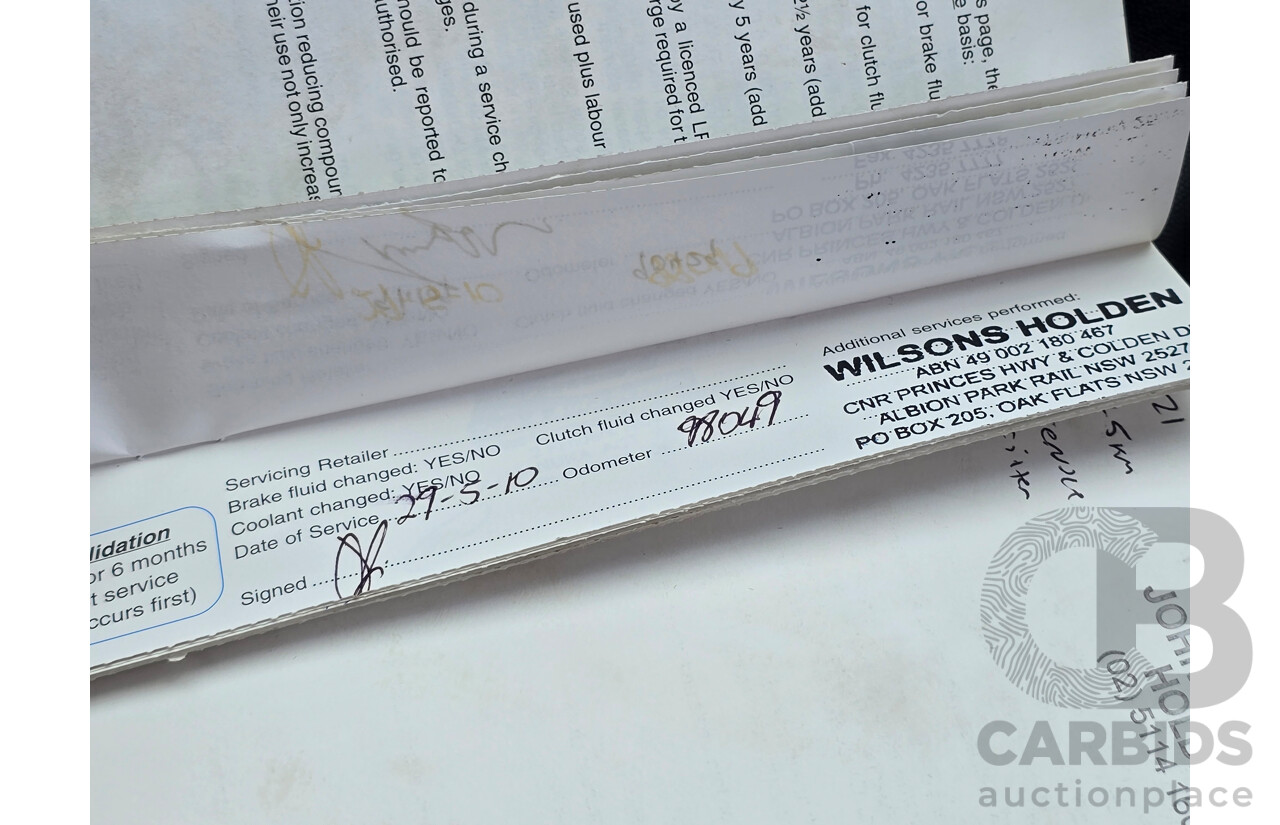 9/2003 Holden Monaro CV8 V2 Series III 2d Coupe Barbados Metallic Blue V8 5.7L