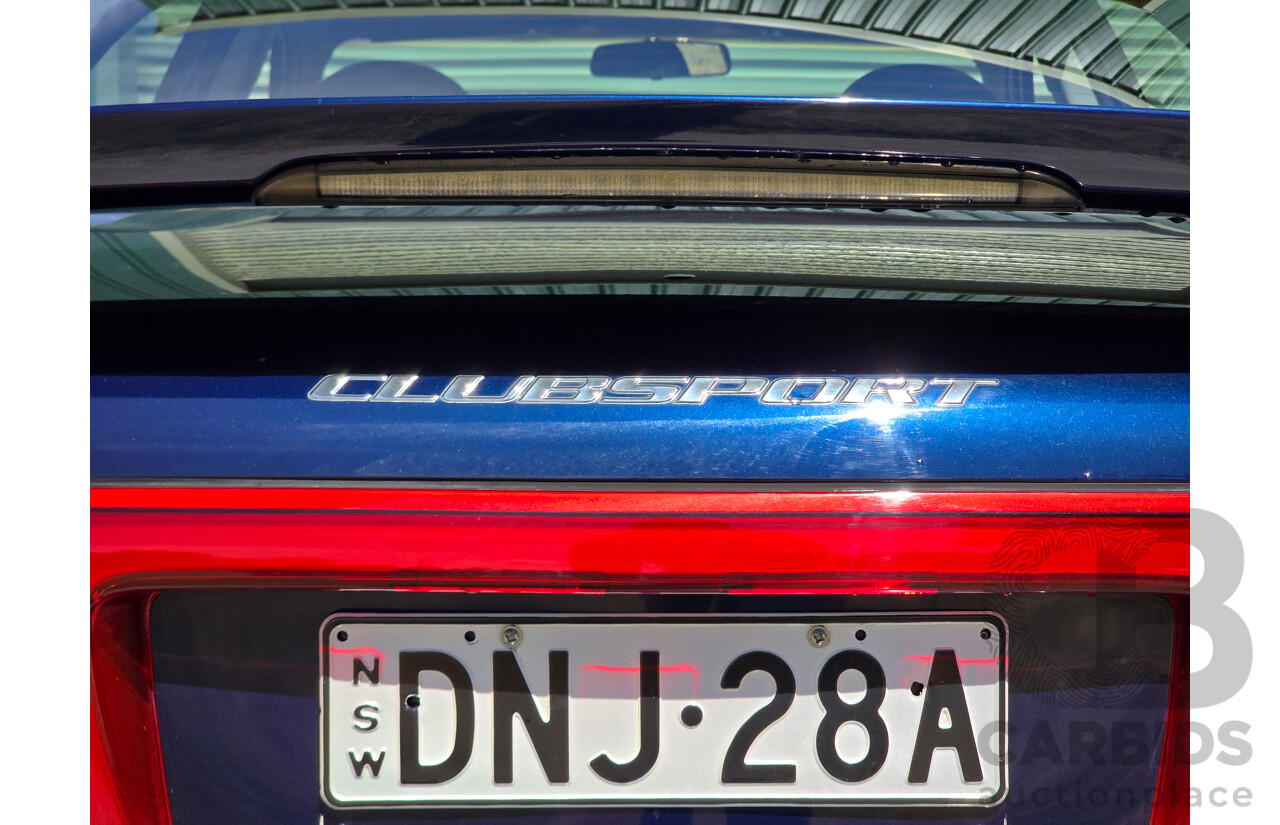 10/2001 Holden Special Vehicles (HSV) Clubsport VX Series II Build No.136 4d Sedan Vespers Blue Metallic V8 5.7L