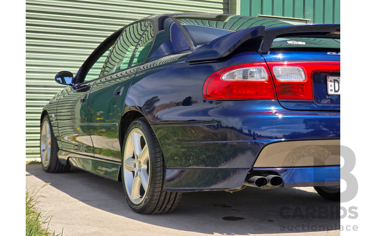 10/2001 Holden Special Vehicles (HSV) Clubsport VX Series II Build No.136 4d Sedan Vespers Blue Metallic V8 5.7L