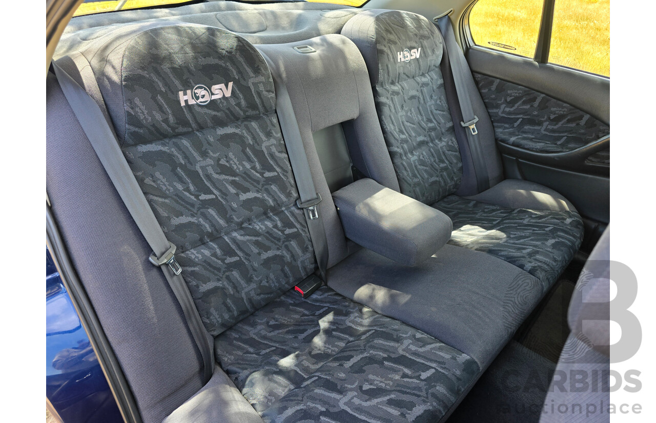 10/2001 Holden Special Vehicles (HSV) Clubsport VX Series II Build No.136 4d Sedan Vespers Blue Metallic V8 5.7L