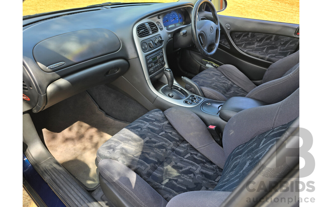 10/2001 Holden Special Vehicles (HSV) Clubsport VX Series II Build No.136 4d Sedan Vespers Blue Metallic V8 5.7L