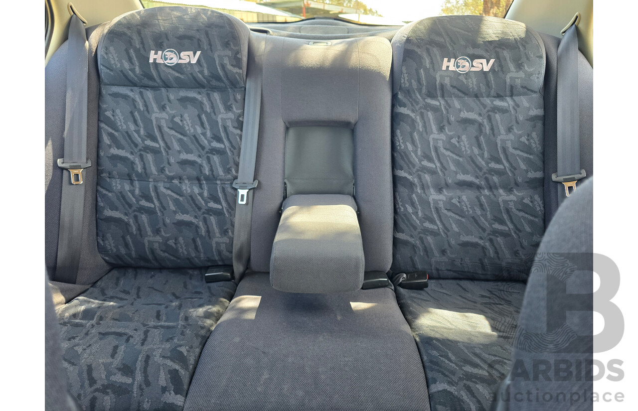 10/2001 Holden Special Vehicles (HSV) Clubsport VX Series II Build No.136 4d Sedan Vespers Blue Metallic V8 5.7L