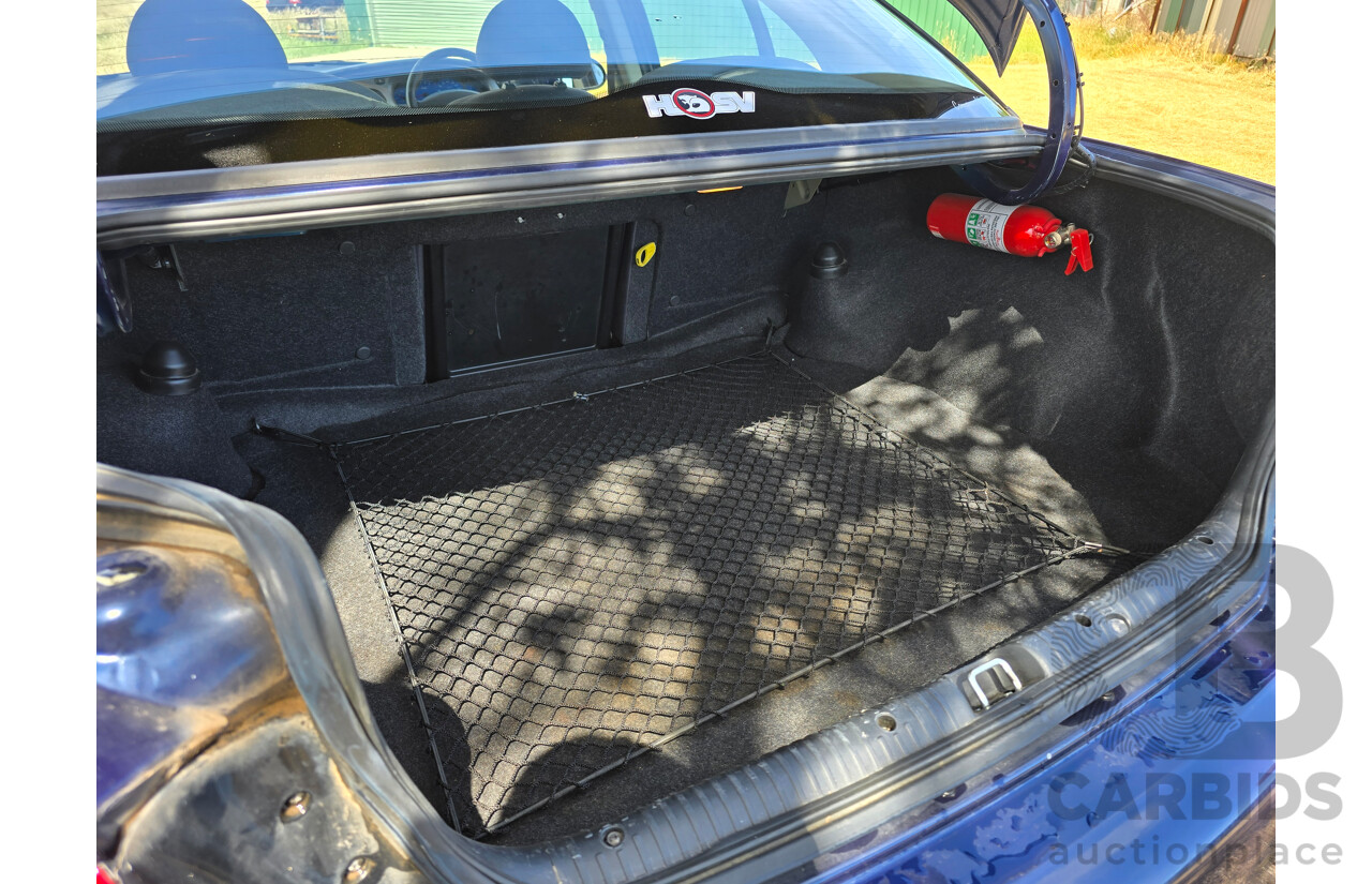 10/2001 Holden Special Vehicles (HSV) Clubsport VX Series II Build No.136 4d Sedan Vespers Blue Metallic V8 5.7L