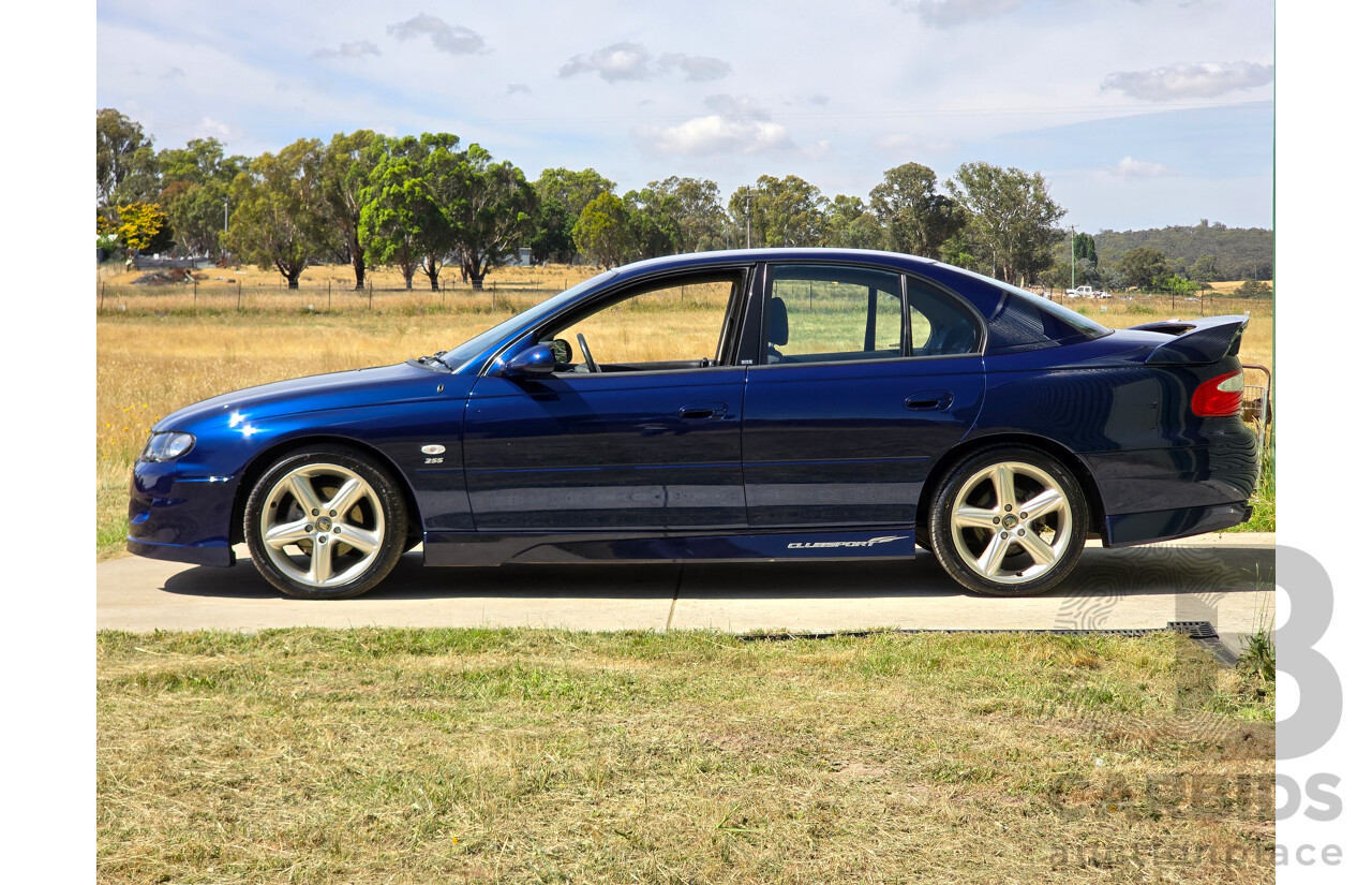 10/2001 Holden Special Vehicles (HSV) Clubsport VX Series II Build No.136 4d Sedan Vespers Blue Metallic V8 5.7L