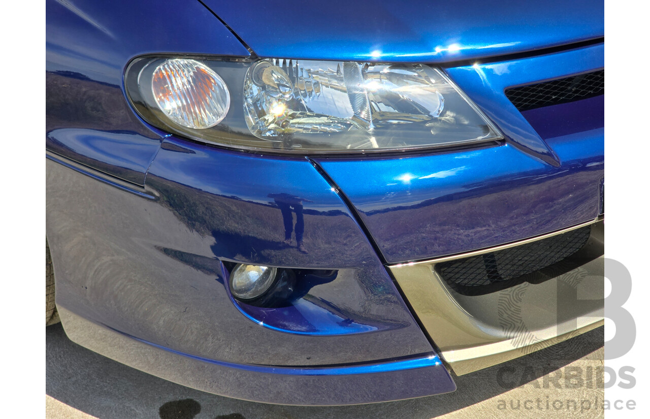 10/2001 Holden Special Vehicles (HSV) Clubsport VX Series II Build No.136 4d Sedan Vespers Blue Metallic V8 5.7L