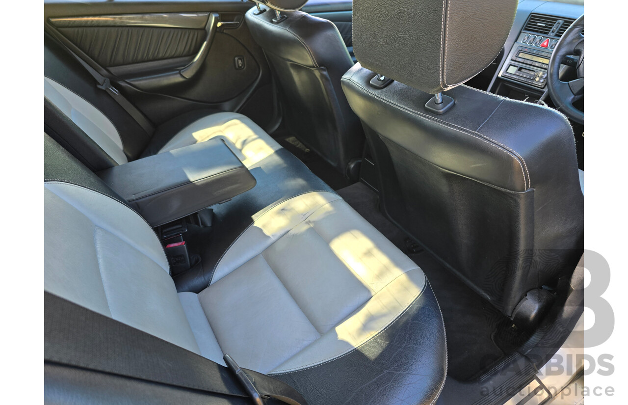 7/1998 Mercedes Benz C43 AMG W202 4d Saloon Zircon Silver Metallic V8 4.3L