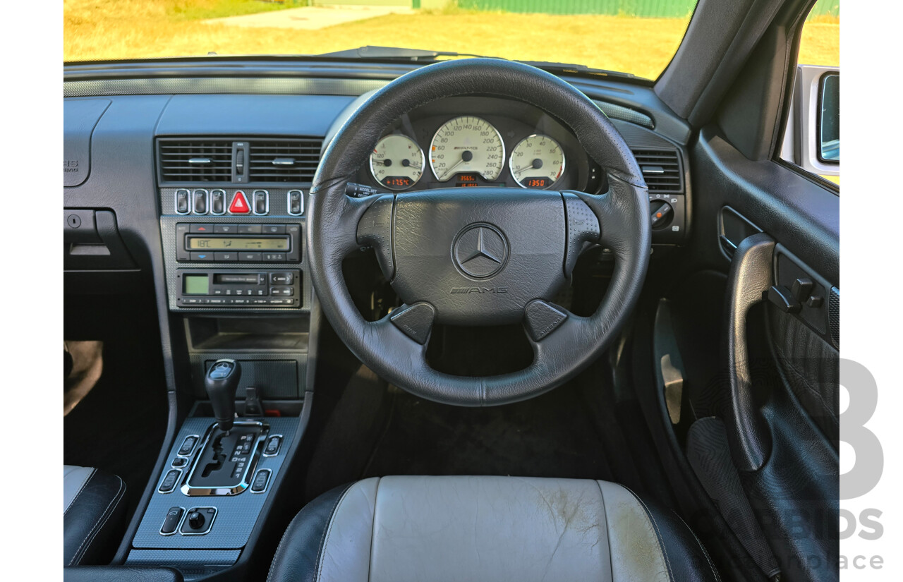 7/1998 Mercedes Benz C43 AMG W202 4d Saloon Zircon Silver Metallic V8 4.3L