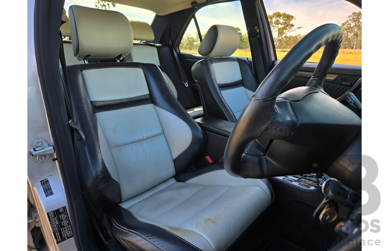 7/1998 Mercedes Benz C43 AMG W202 4d Saloon Zircon Silver Metallic V8 4.3L