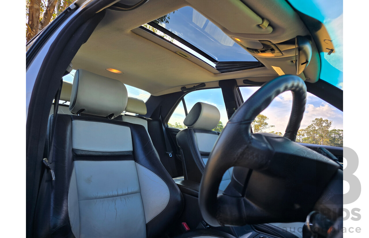 7/1998 Mercedes Benz C43 AMG W202 4d Saloon Zircon Silver Metallic V8 4.3L