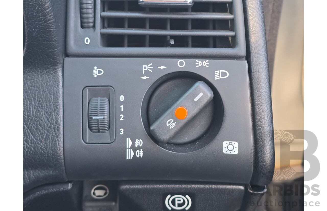 7/1998 Mercedes Benz C43 AMG W202 4d Saloon Zircon Silver Metallic V8 4.3L