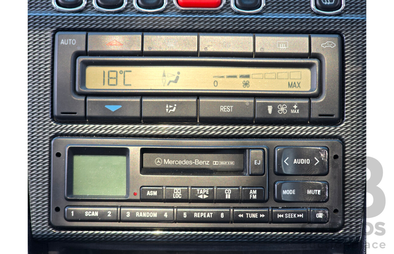 7/1998 Mercedes Benz C43 AMG W202 4d Saloon Zircon Silver Metallic V8 4.3L