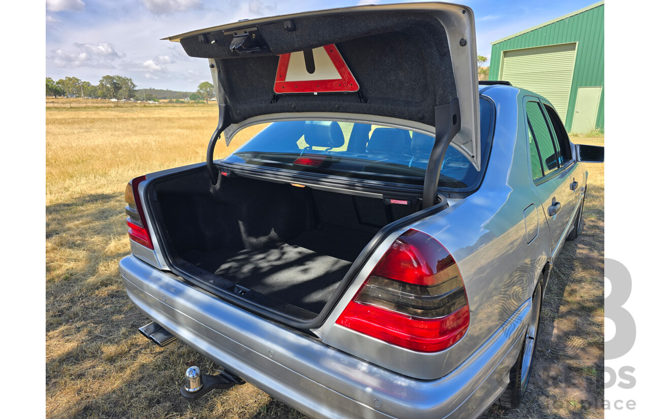 7/1998 Mercedes Benz C43 AMG W202 4d Saloon Zircon Silver Metallic V8 4.3L