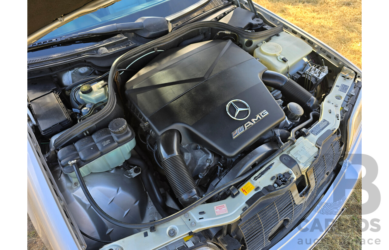 7/1998 Mercedes Benz C43 AMG W202 4d Saloon Zircon Silver Metallic V8 4.3L
