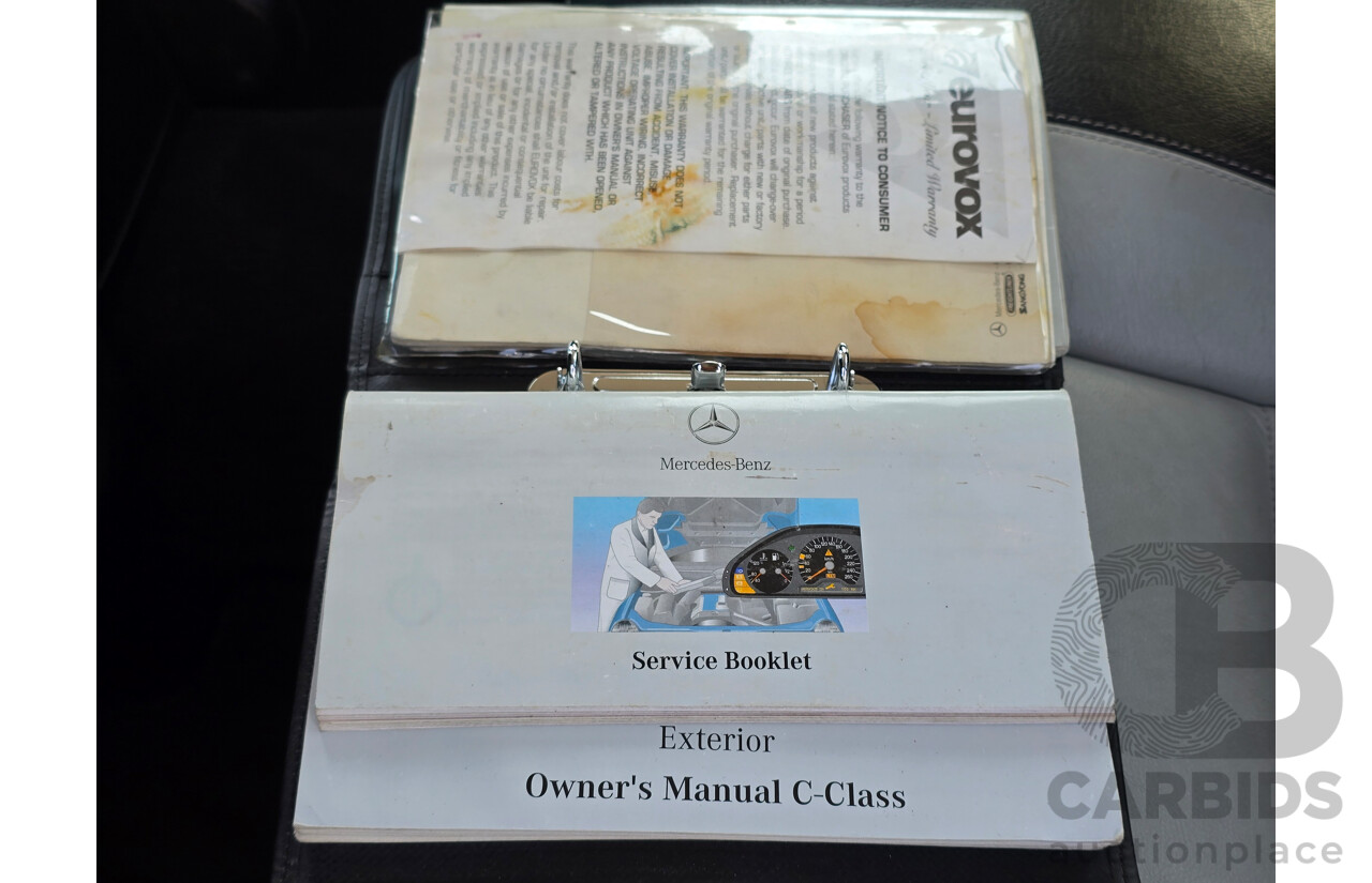 7/1998 Mercedes Benz C43 AMG W202 4d Saloon Zircon Silver Metallic V8 4.3L