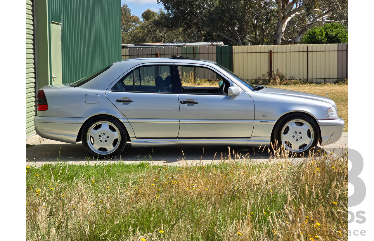7/1998 Mercedes Benz C43 AMG W202 4d Saloon Zircon Silver Metallic V8 4.3L