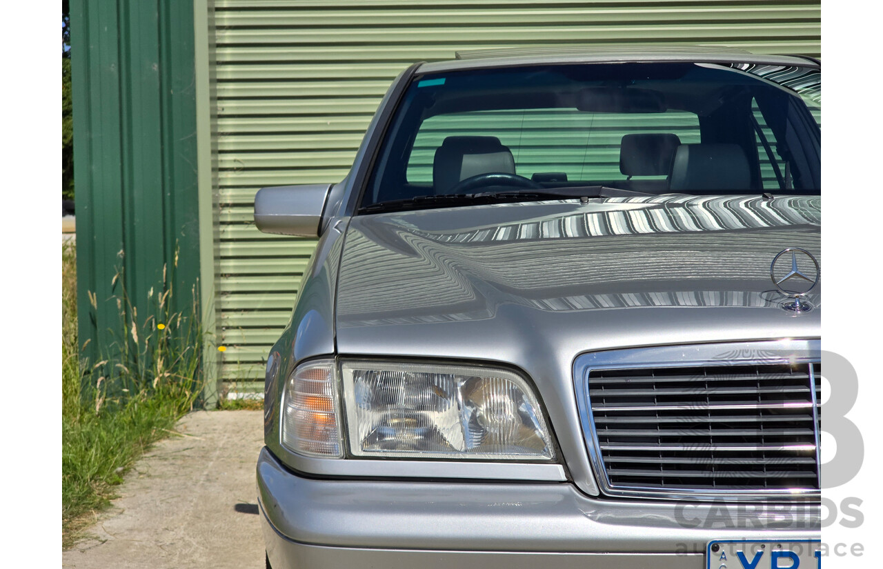 7/1998 Mercedes Benz C43 AMG W202 4d Saloon Zircon Silver Metallic V8 4.3L