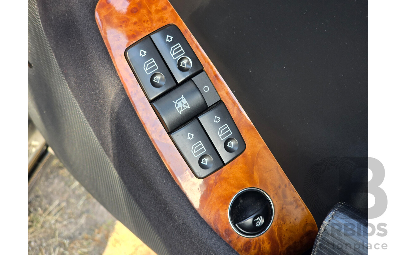 4/2003 Mercedes Benz S600L W220 4d Sedan Obsidian Black Metallic Twin Turbo V12 5.5L