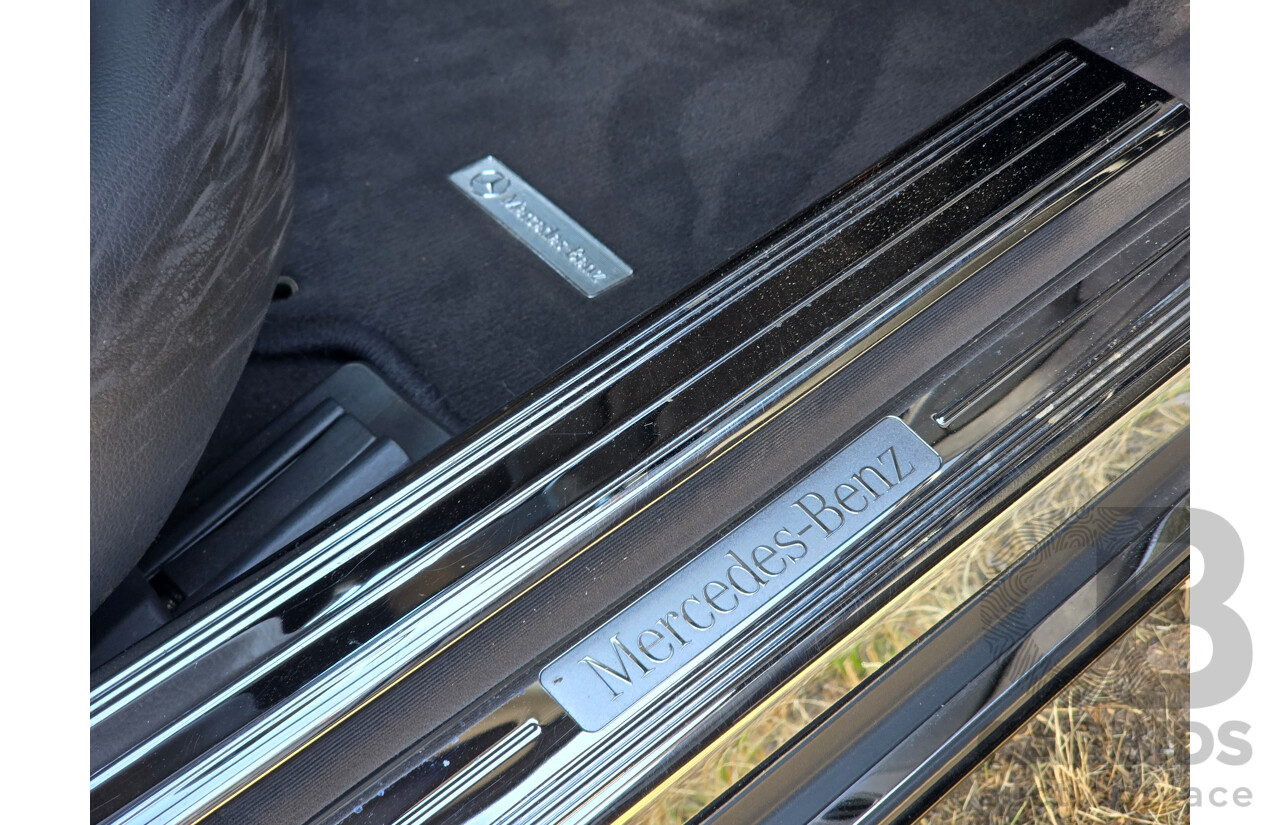 4/2003 Mercedes Benz S600L W220 4d Sedan Obsidian Black Metallic Twin Turbo V12 5.5L